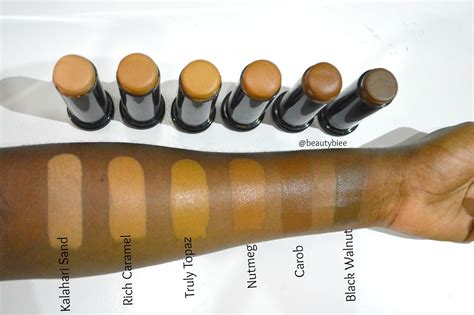 black opal foundation stick colors|black opal foundation color chart.